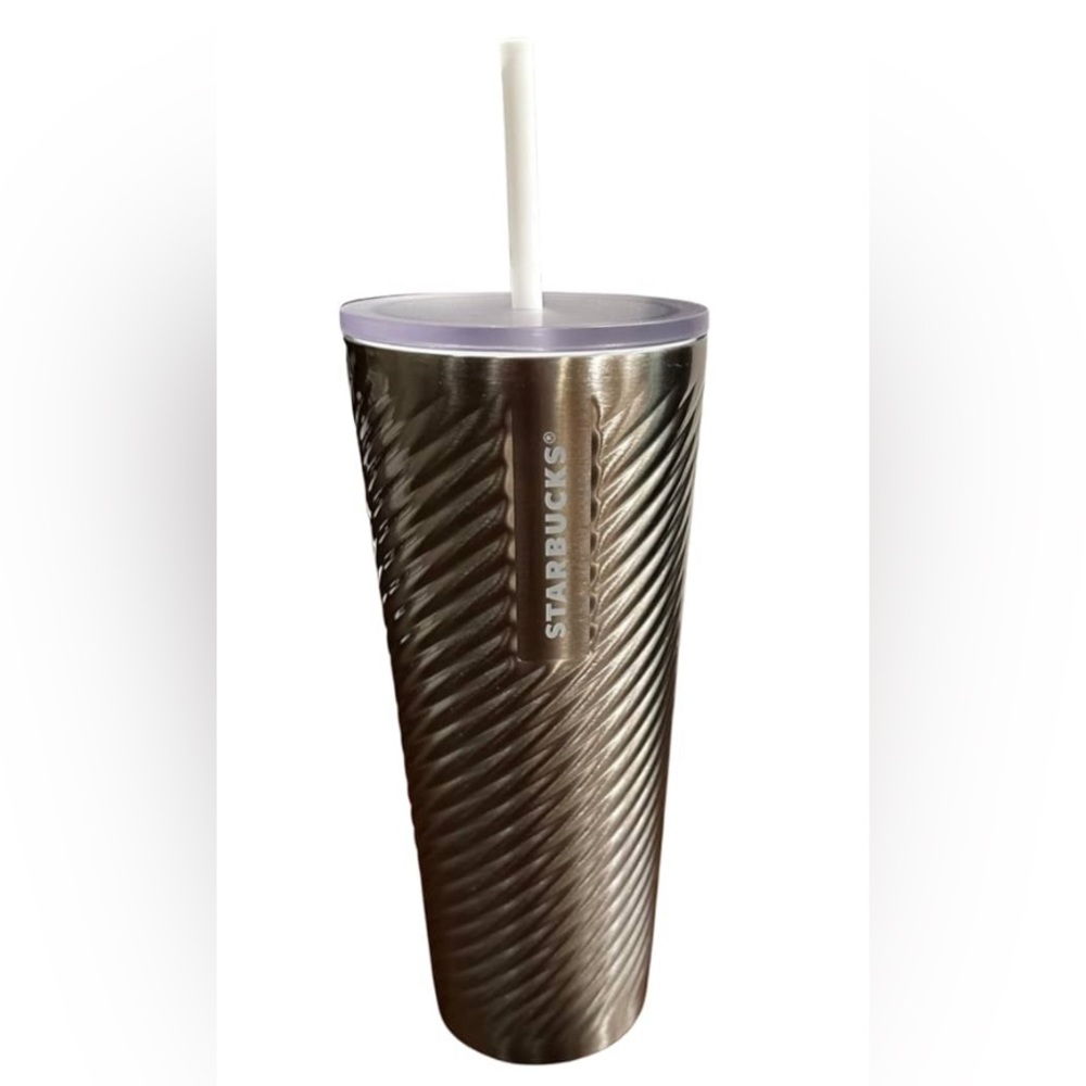 Starbucks 2022 Christmas edition silver cup